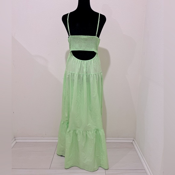 WOMEN'S SIZE M SUNDRESS SMOCKED TIERED MAXI DRESS-A NEW DAY - Picture 7 of 8